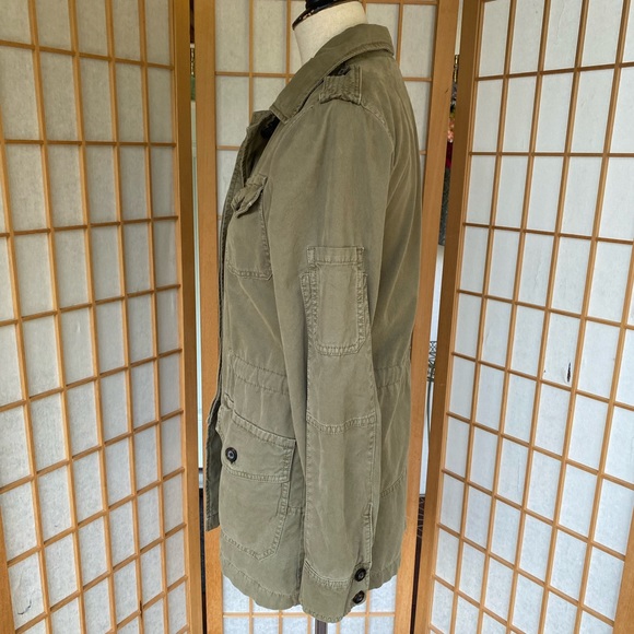 Banana Republic Green Utility Jacket SZ S - Picture 8 of 12